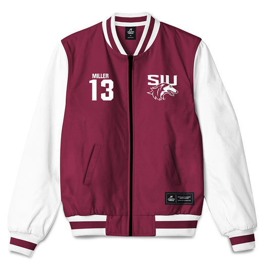 SIU Carbondale - NCAA Football : Camron Miller - Bomber Jacket-0