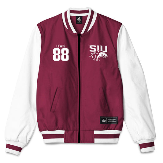 SIU Carbondale - NCAA Football : Kaden Lewis - Bomber Jacket-0