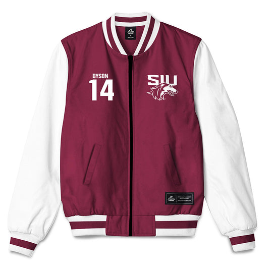 SIU Carbondale - NCAA Football : Traivon Dyson - Bomber Jacket-0