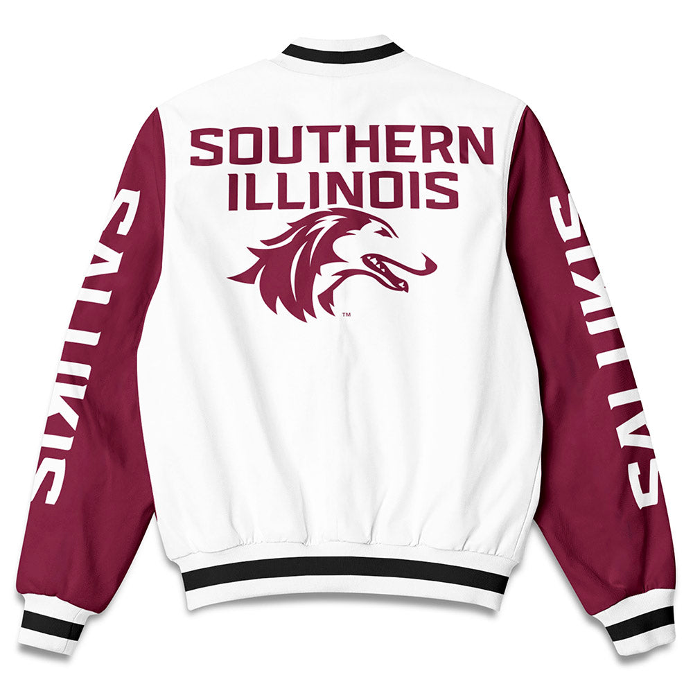 SIU Carbondale - NCAA Baseball : Troy Shepard - Bomber Jacket-1