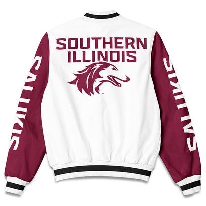SIU Carbondale - NCAA Baseball : Jack MacIntosh - Bomber Jacket-1