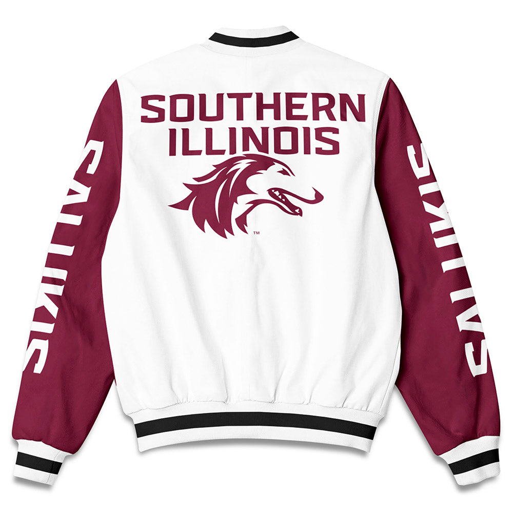 SIU Carbondale - NCAA Men's Track & Field : Finja Lorsbach - Bomber Jacket-1