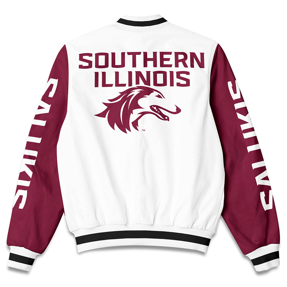 SIU Carbondale - NCAA Softball : Amanda Knutson - Bomber Jacket-1
