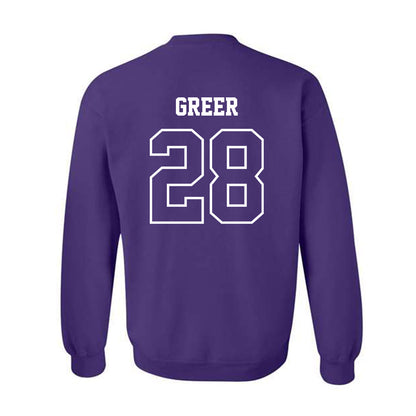 SFA - NCAA Baseball : Brennan Greer - Classic Shersey Crewneck Sweatshirt-1