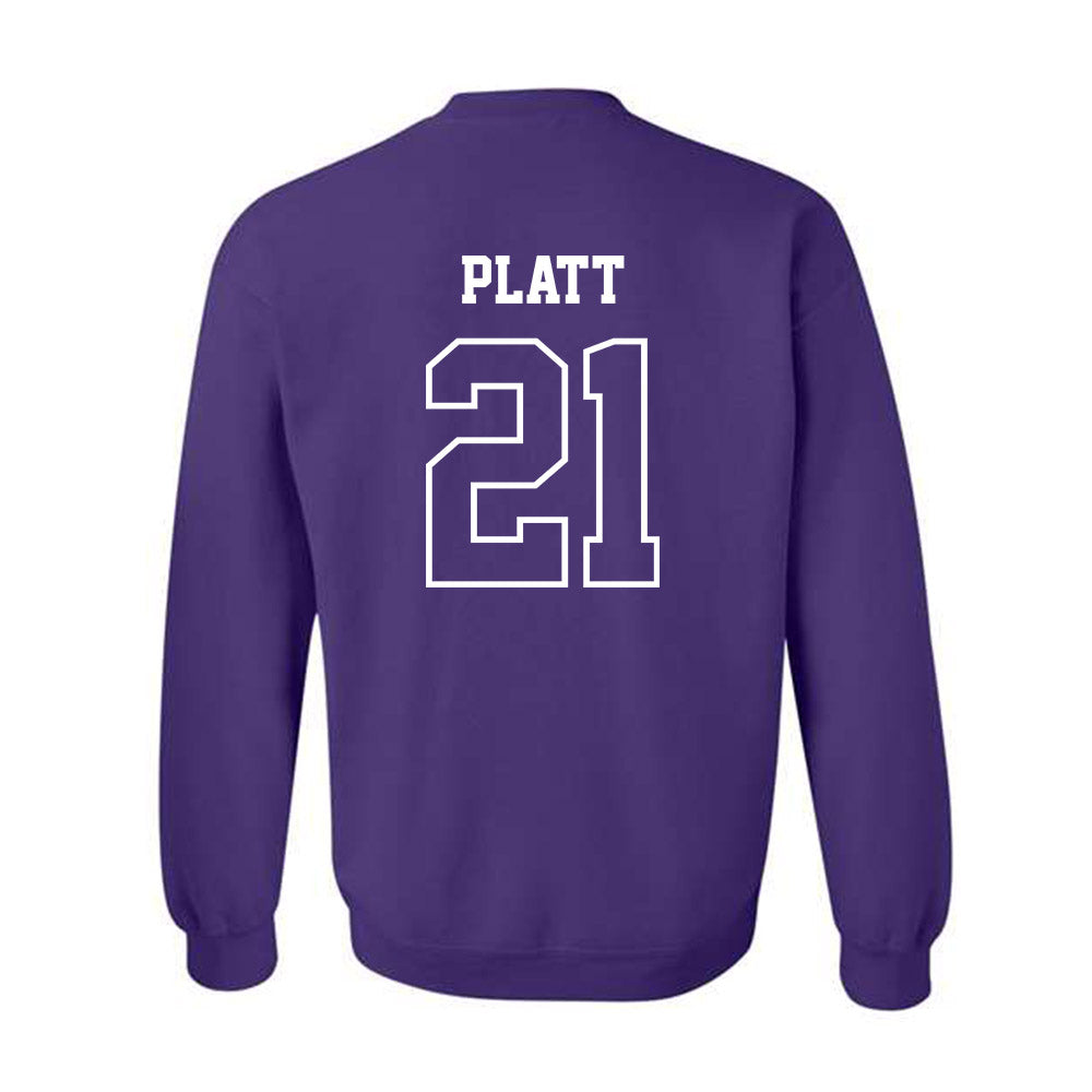 SFA - NCAA Women's Soccer : Lucie Platt - Classic Shersey Crewneck Sweatshirt-1