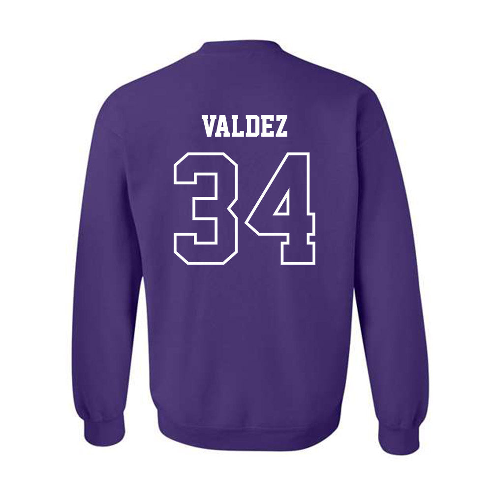 SFA - NCAA Baseball : Jonathan Valdez - Classic Shersey Crewneck Sweatshirt-1