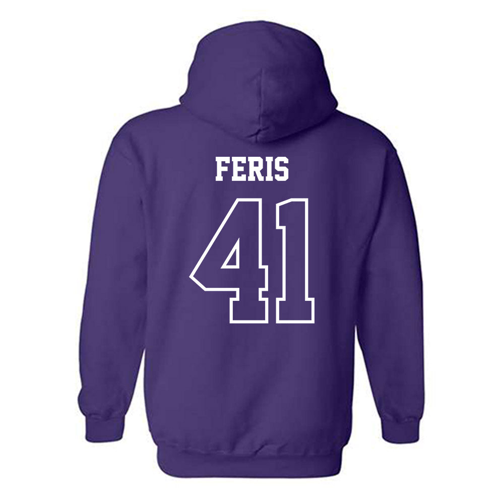 SFA - NCAA Baseball : Charlie Feris - Classic Shersey Hooded Sweatshirt-1