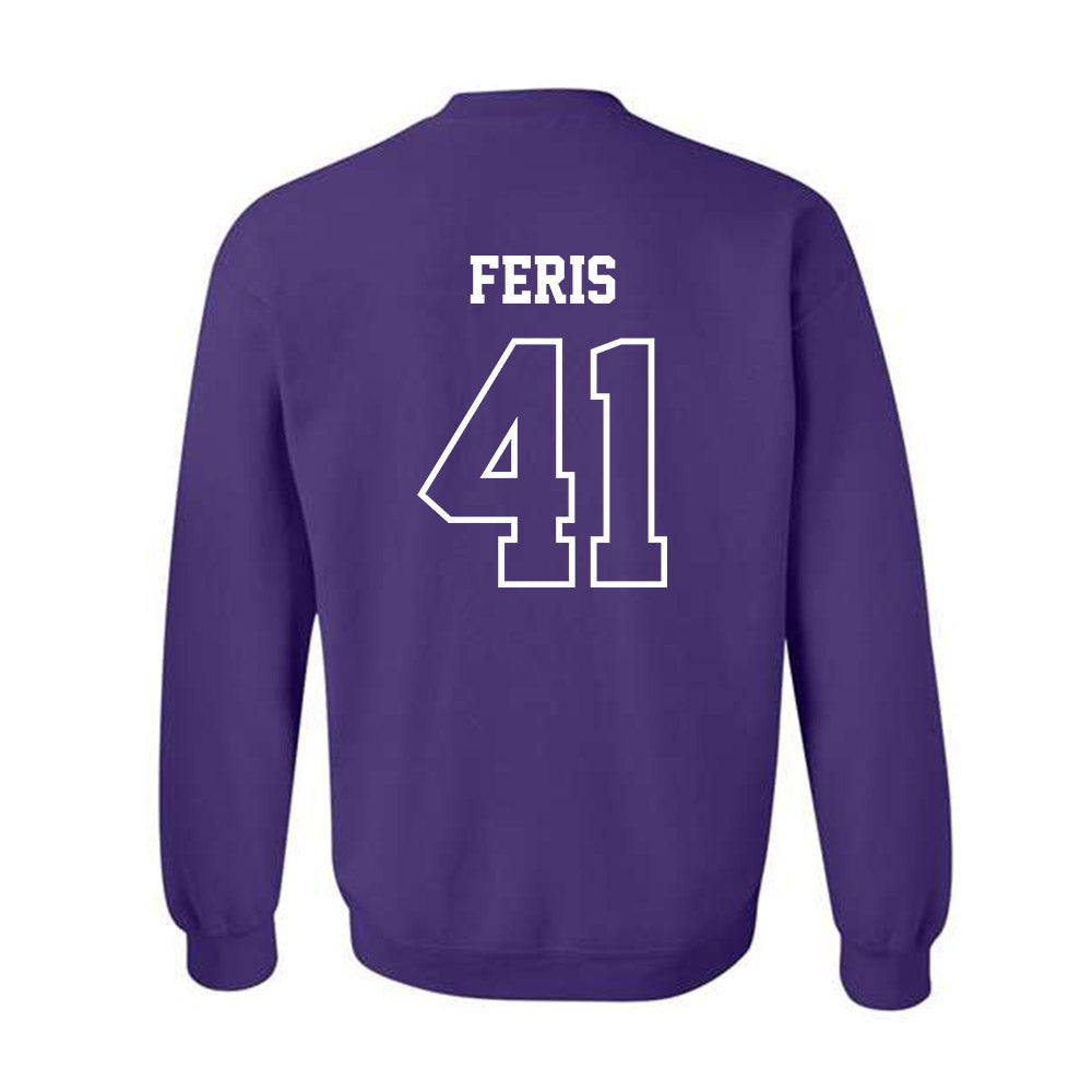 SFA - NCAA Baseball : Charlie Feris - Classic Shersey Crewneck Sweatshirt-1