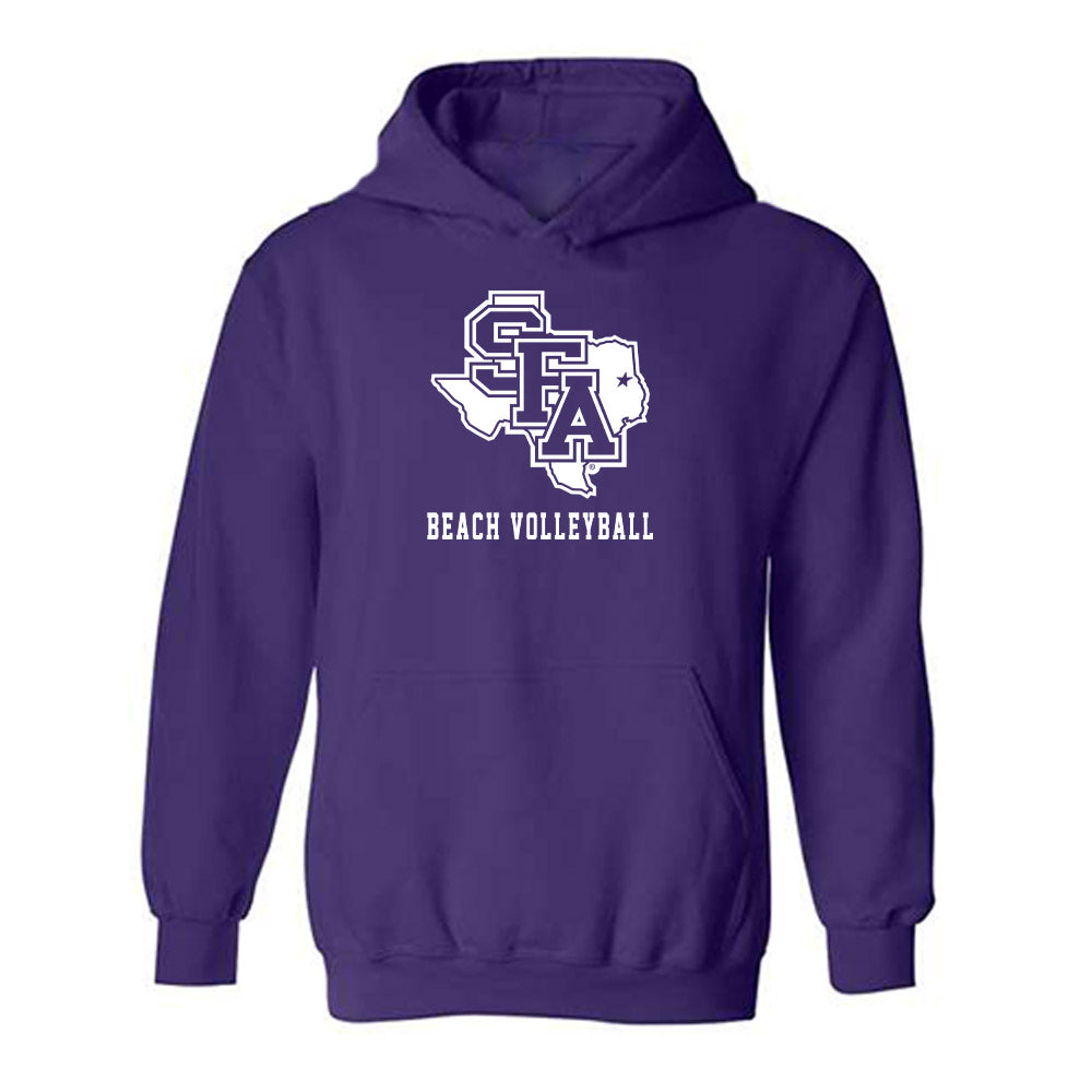 SFA - NCAA Beach Volleyball : Kate Smith - Classic Shersey Hooded Sweatshirt-0