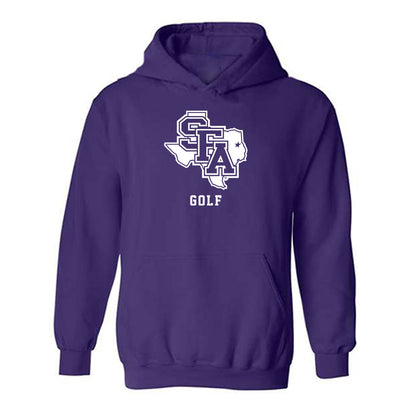 SFA - NCAA Men's Golf : Braden Bergman - Classic Shersey Hooded Sweatshirt-0