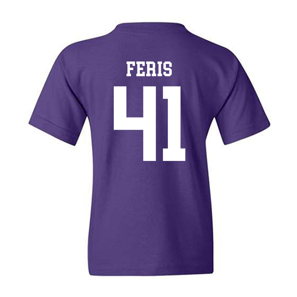 SFA - NCAA Baseball : Charlie Feris - Classic Shersey Youth T-Shirt-1