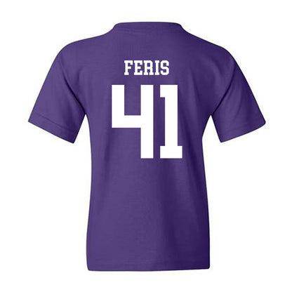SFA - NCAA Baseball : Charlie Feris - Classic Shersey Youth T-Shirt-1