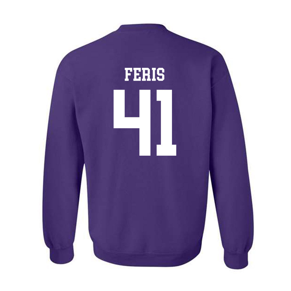 SFA - NCAA Baseball : Charlie Feris - Classic Shersey Crewneck Sweatshirt-1
