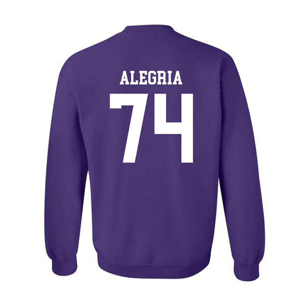 SFA - NCAA Football : Giovanny Alegria - Classic Shersey Crewneck Sweatshirt-1