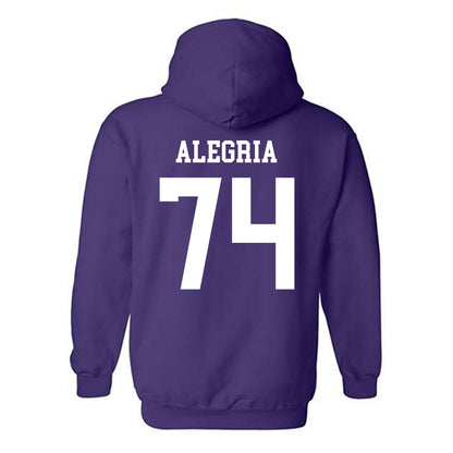 SFA - NCAA Football : Giovanny Alegria - Classic Shersey Hooded Sweatshirt-1