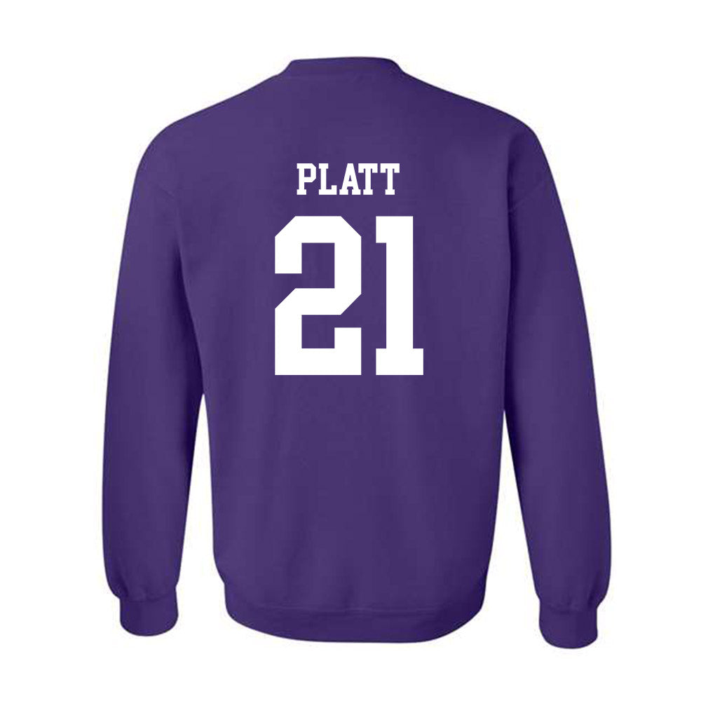 SFA - NCAA Women's Soccer : Lucie Platt - Classic Shersey Crewneck Sweatshirt-1