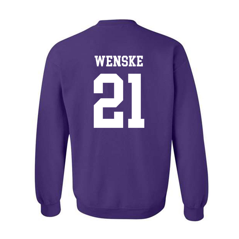 SFA - NCAA Baseball : Drew Wenske - Classic Shersey Crewneck Sweatshirt-1