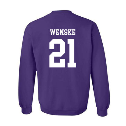 SFA - NCAA Baseball : Drew Wenske - Classic Shersey Crewneck Sweatshirt-1