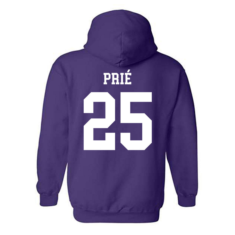 SFA - NCAA Women's Soccer : Amélie Prié - Classic Shersey Hooded Sweatshirt-1