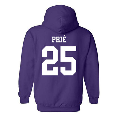 SFA - NCAA Women's Soccer : Amélie Prié - Classic Shersey Hooded Sweatshirt-1