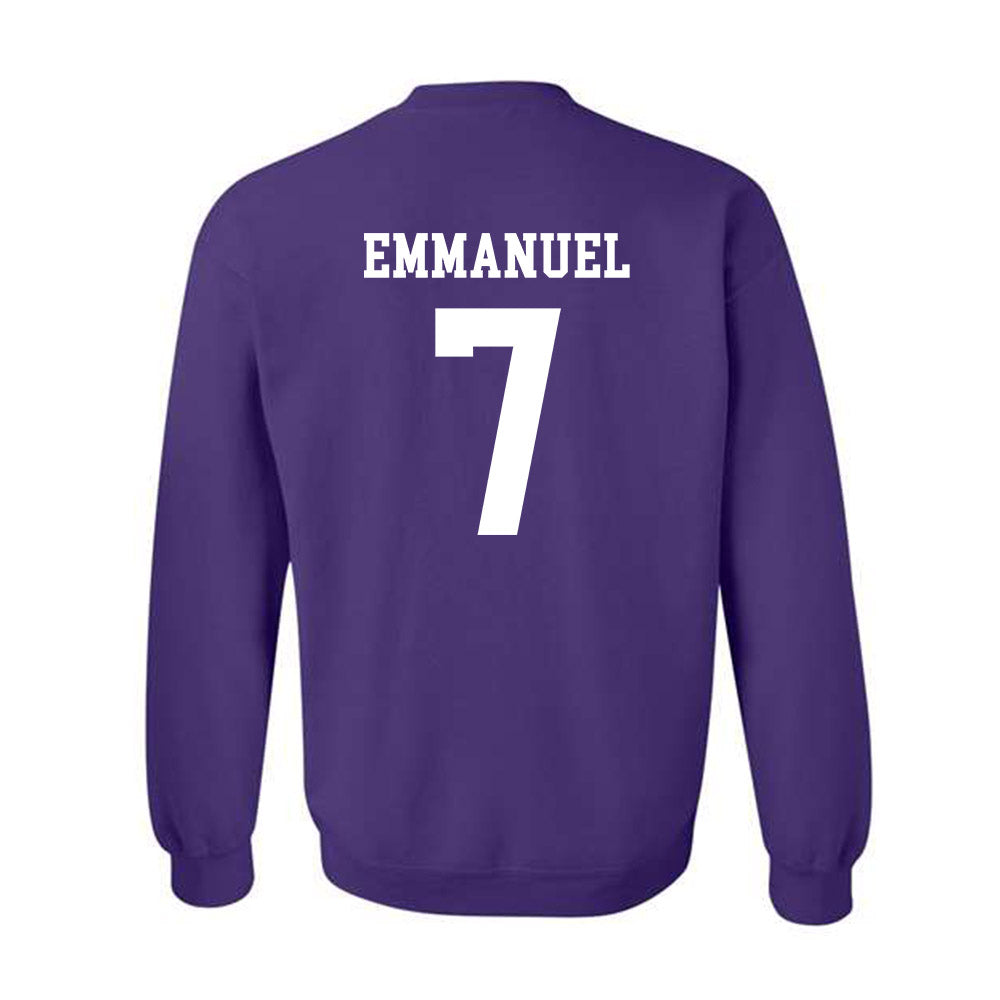 SFA - NCAA Men's Basketball : Keenan Emmanuel - Classic Shersey Crewneck Sweatshirt-1