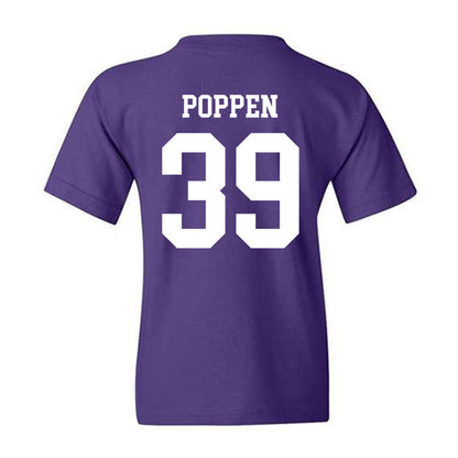 SFA - NCAA Baseball : Mason Poppen - Classic Shersey Youth T-Shirt-1