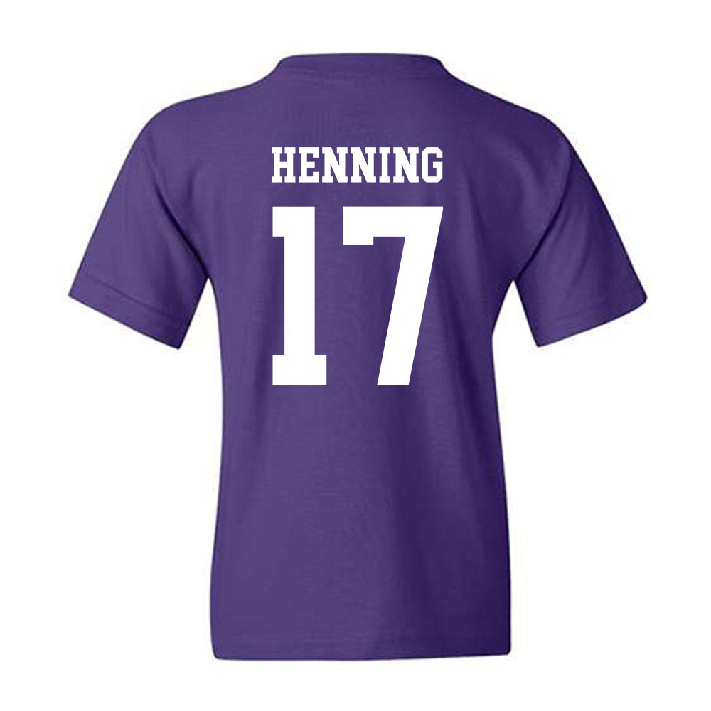 SFA - NCAA Baseball : Mark Henning - Classic Shersey Youth T-Shirt-1