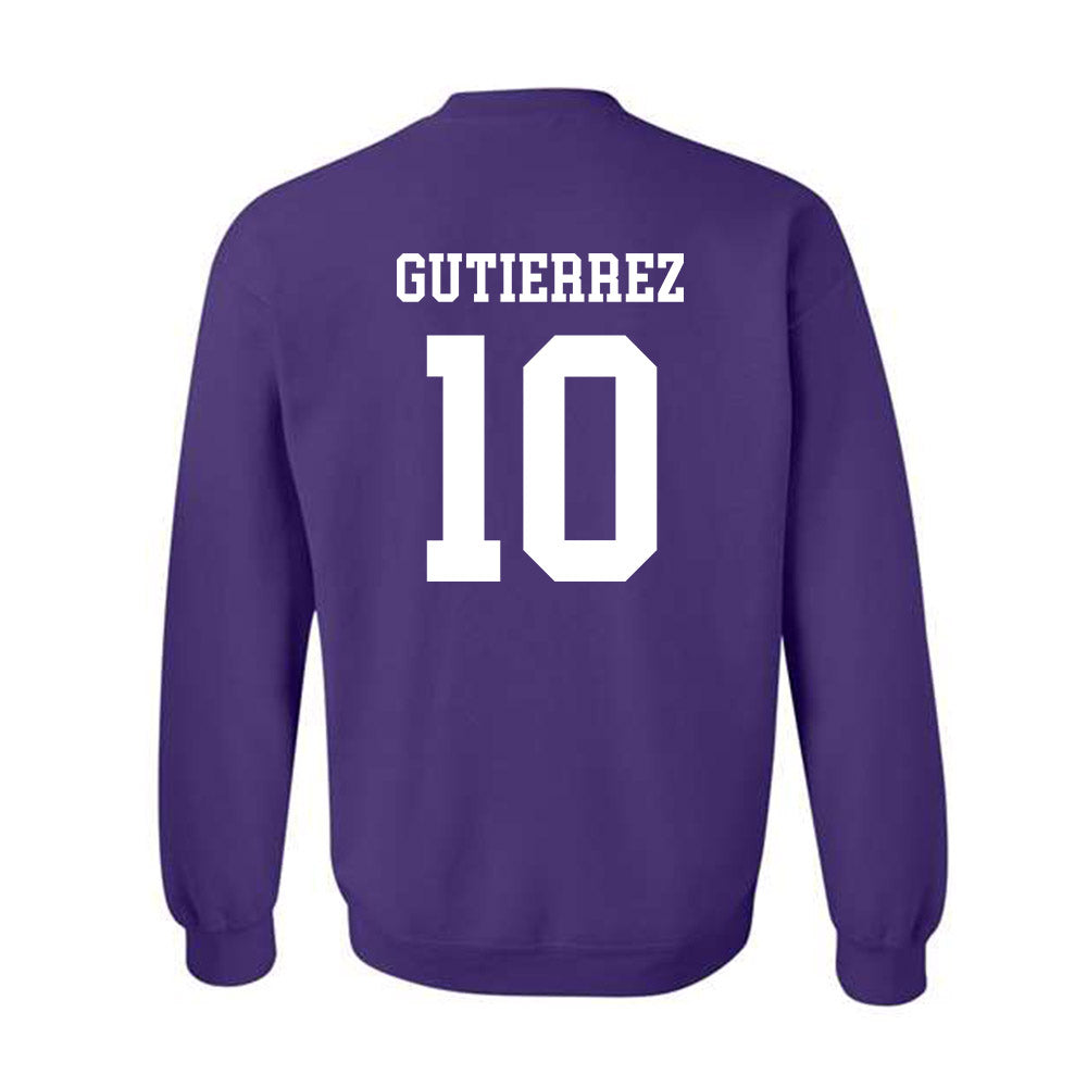 SFA - NCAA Men's Basketball : Yohan Gutierrez - Classic Shersey Crewneck Sweatshirt-1