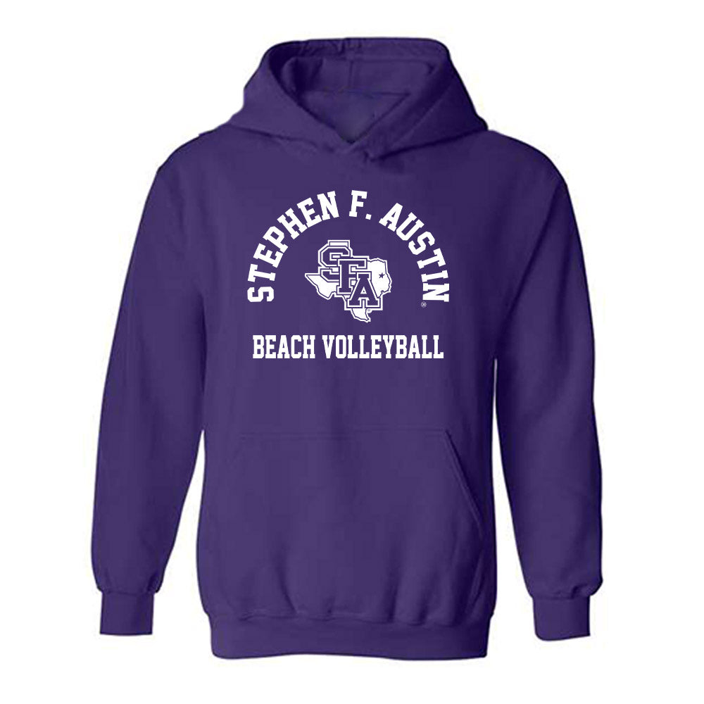 SFA - NCAA Beach Volleyball : Ryann Allison - Classic Shersey Hooded Sweatshirt-0