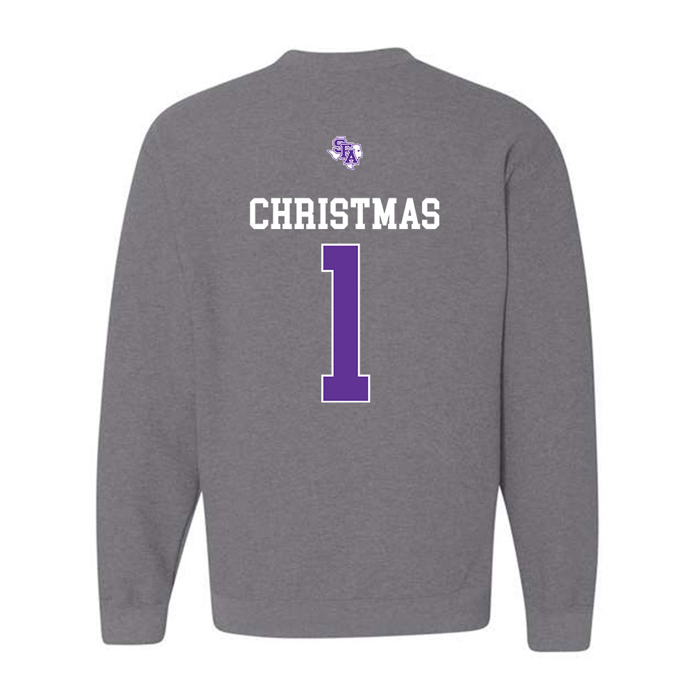SFA - NCAA Men's Basketball : Chrishawn Christmas - Crewneck Sweatshirt-1