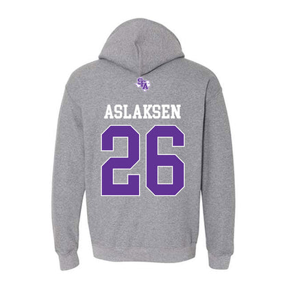 SFA - NCAA Baseball : Evan Aslaksen - Hooded Sweatshirt-1