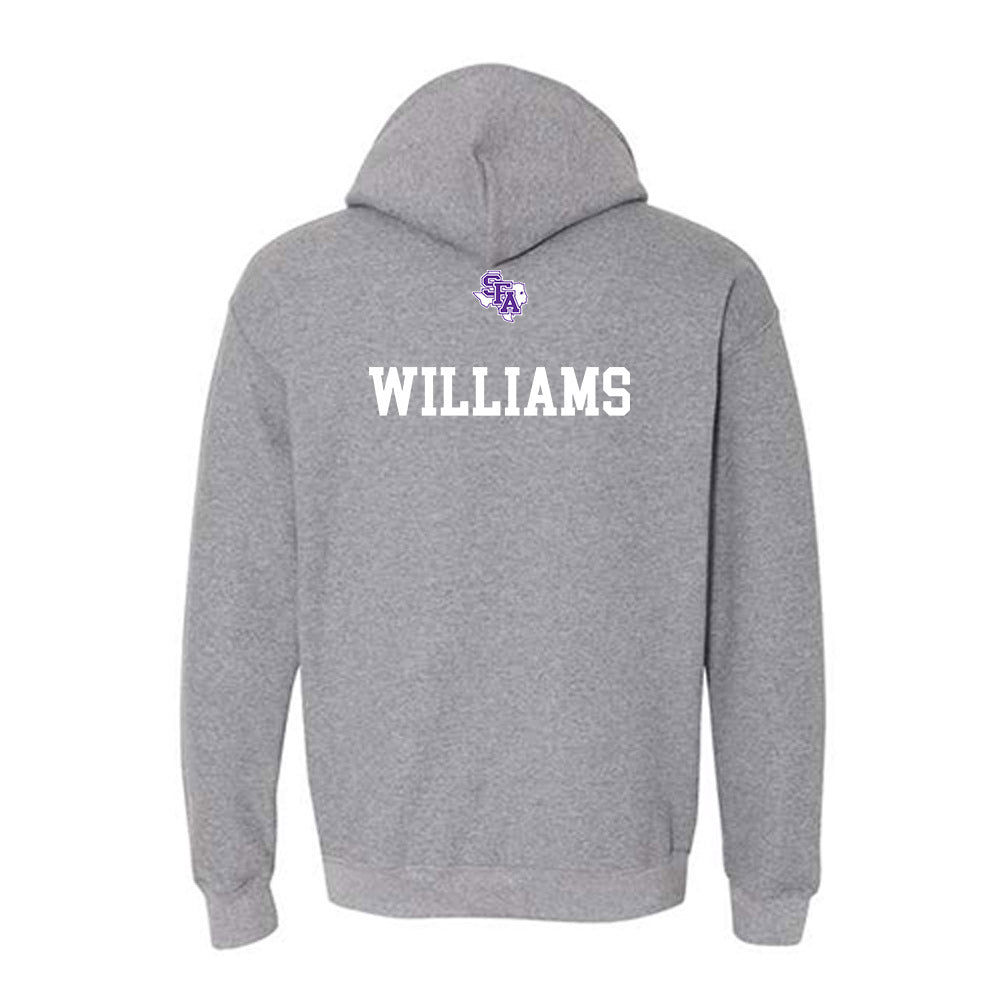 SFA - NCAA Men's Track & Field : James Williams - Hooded Sweatshirt-1