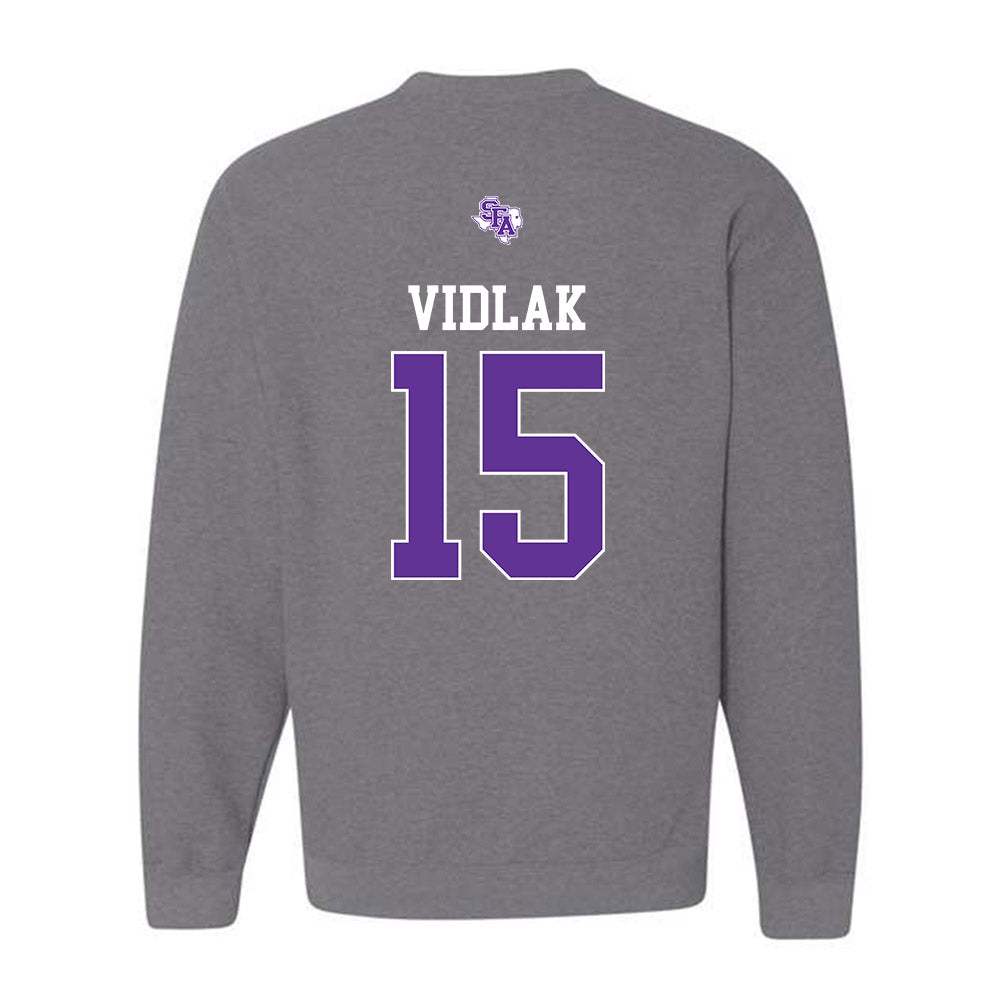 SFA - NCAA Baseball : Nate Vidlak - Crewneck Sweatshirt-1