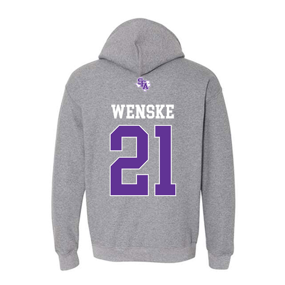 SFA - NCAA Baseball : Drew Wenske - Hooded Sweatshirt-1