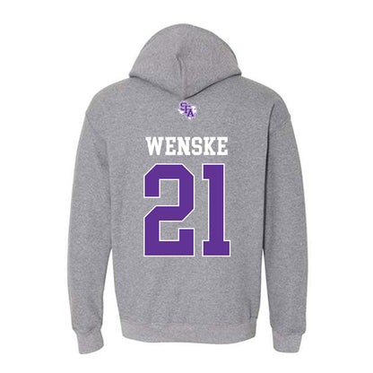 SFA - NCAA Baseball : Drew Wenske - Hooded Sweatshirt-1