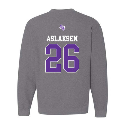 SFA - NCAA Baseball : Evan Aslaksen - Crewneck Sweatshirt-1