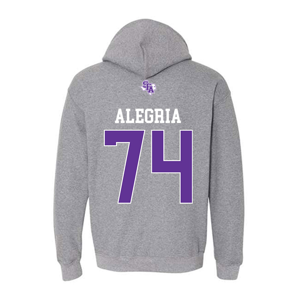 SFA - NCAA Football : Giovanny Alegria - Hooded Sweatshirt-1