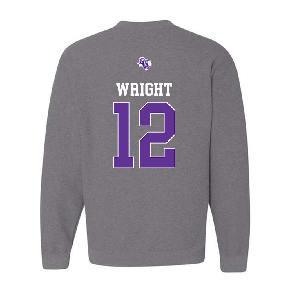 SFA - NCAA Softball : Morgan Wright - Crewneck Sweatshirt-1