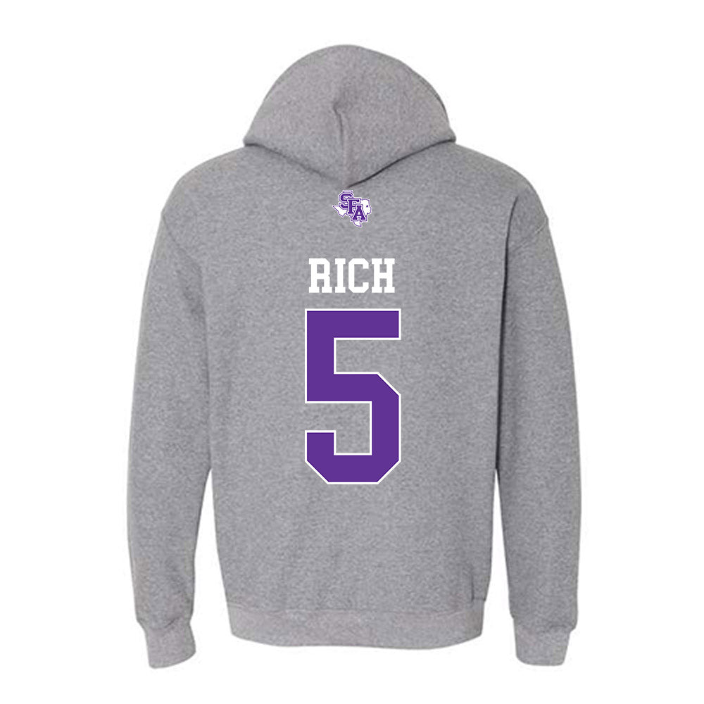 SFA - NCAA Beach Volleyball : Reese Rich - Hooded Sweatshirt-1
