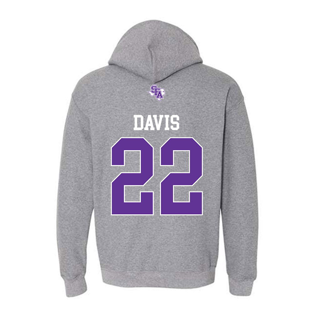 SFA - NCAA Football : Chauncey Davis - Hooded Sweatshirt-1