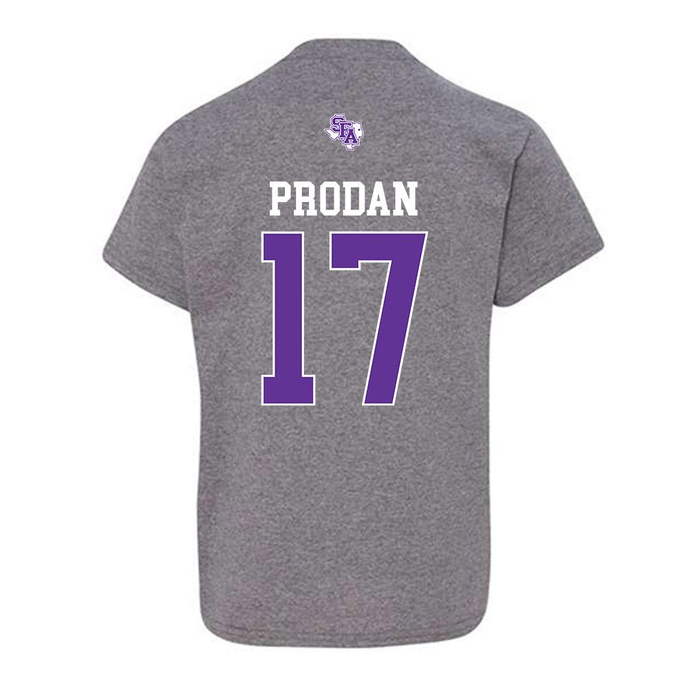 SFA - NCAA Beach Volleyball : Hailey Prodan - Youth T-Shirt-1