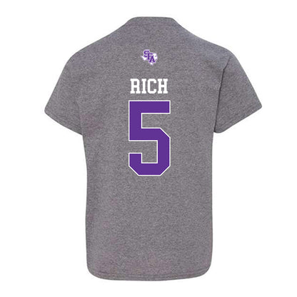 SFA - NCAA Beach Volleyball : Reese Rich - Youth T-Shirt-1