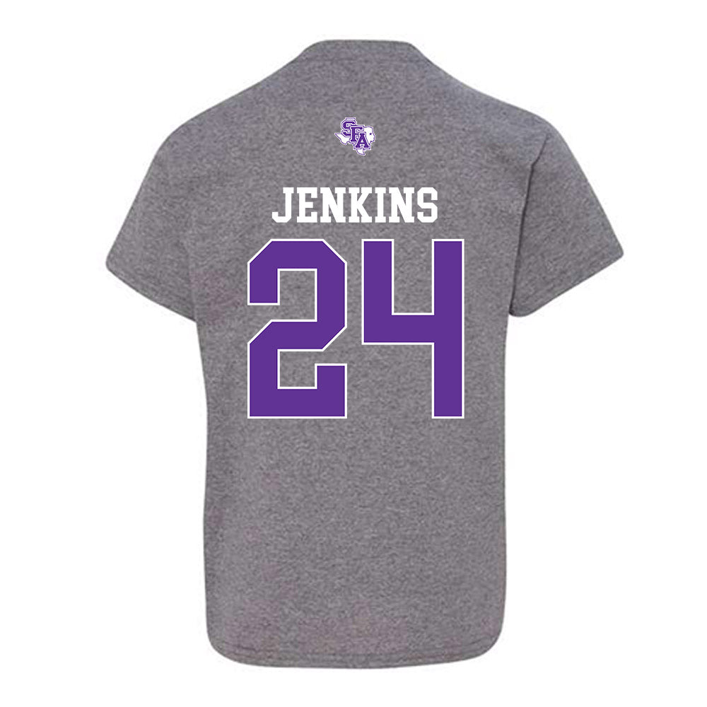 SFA - NCAA Football : Jaylen Jenkins - Youth T-Shirt-1