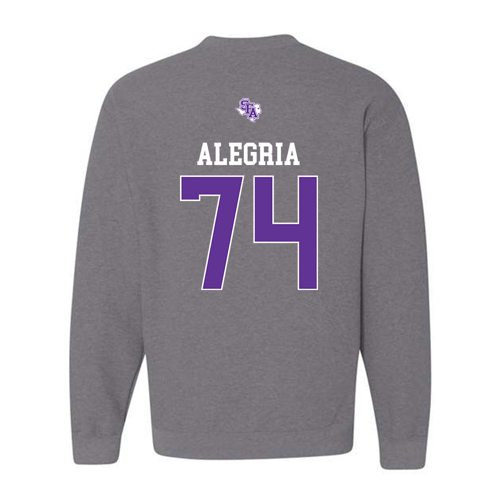 SFA - NCAA Football : Giovanny Alegria - Crewneck Sweatshirt-1