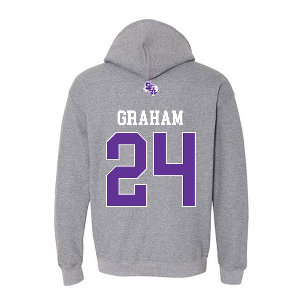 SFA - NCAA Women's Bowling : Kristyn Graham - Hooded Sweatshirt-1