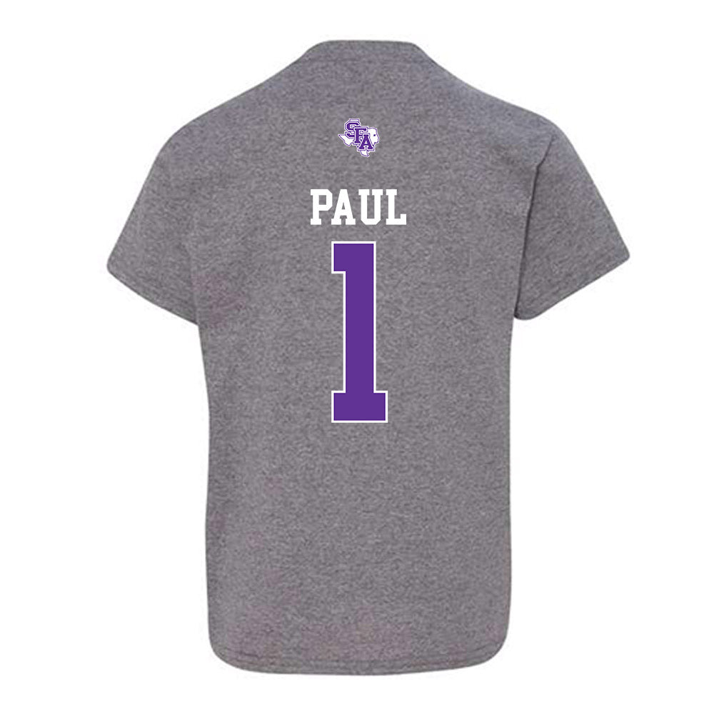 SFA - NCAA Softball : Kaylee Paul - Youth T-Shirt-1