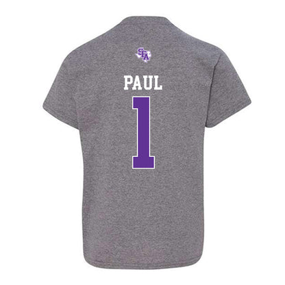 SFA - NCAA Softball : Kaylee Paul - Youth T-Shirt-1