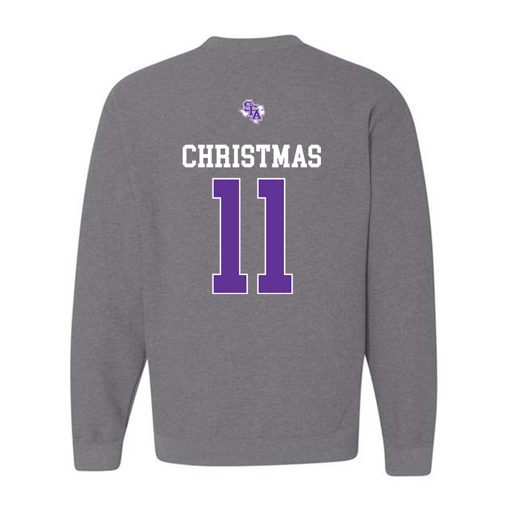 SFA - NCAA Men's Basketball : Chrishawn Christmas - Crewneck Sweatshirt-1