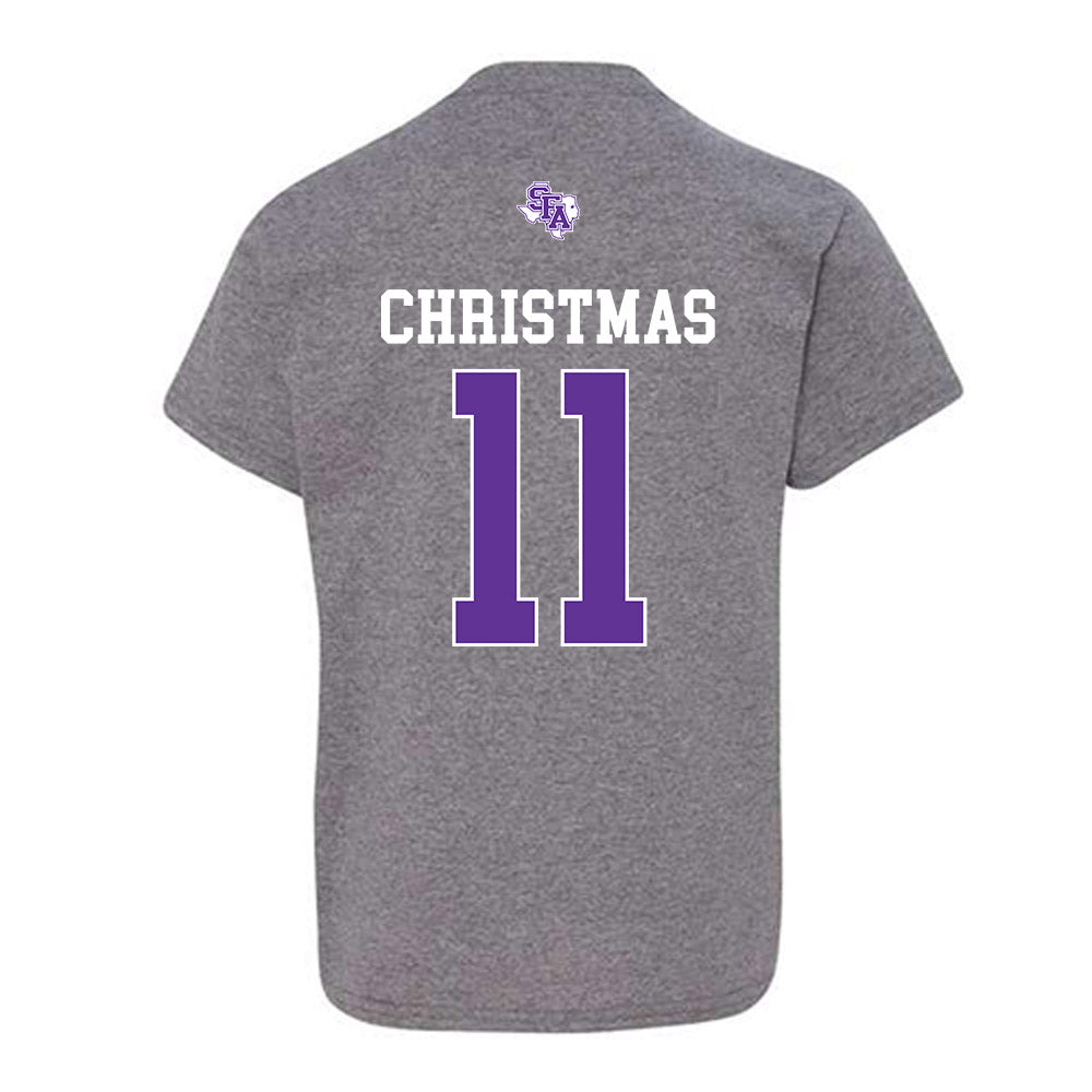 SFA - NCAA Men's Basketball : Chrishawn Christmas - Youth T-Shirt-1