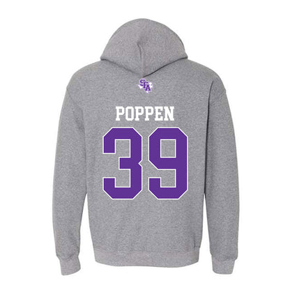 SFA - NCAA Baseball : Mason Poppen - Hooded Sweatshirt-1